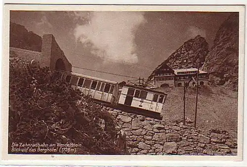 34156 Ak Die Zahnradbahn am Wendelstein um 1930