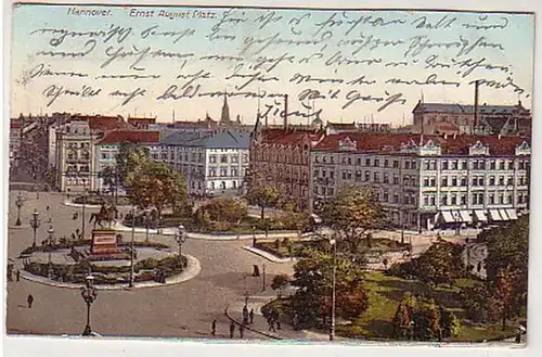 34148 Ak Hannover Ernst August Platz 1910