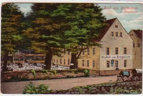 34106 Ak Gruß aus Gräfenhain bei Königsbrück 1912