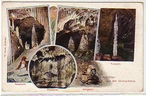 34104 Vues multiples Ak de la caverne de décantation vers 1910