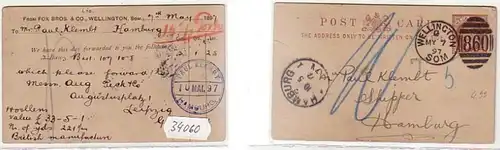 34060 Carnet postal Royaume-Uni 1897