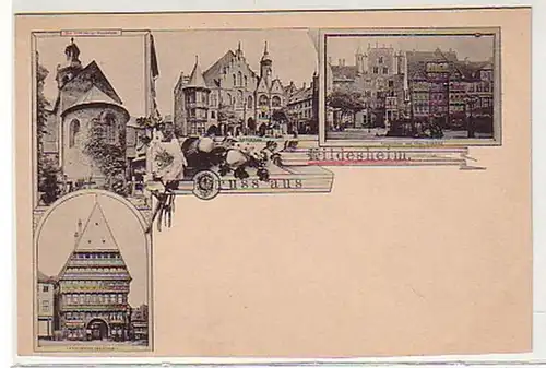 34038 Mehrbild Ak Gruss aus Hildesheim um 1900