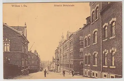 33995 Ak Wilkau Heinrich Dietelstraße 1916