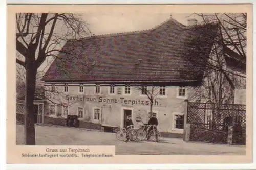 33979 Ak Gruß aus Terpitzsch Gasthof zur Sonne um 1910
