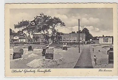 33930 Ak Balte balnéaire Scharbeuz Salle de plage vers 1930