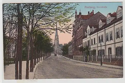 33926 Ak Freiberg Hornstraße um 1910