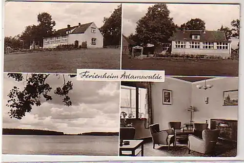 33871 Mehrbild Ak Ferienheim Adamswalde 1966