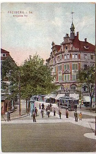 33866 AK Freiberg in Sachsen Erbisches Tor 1908