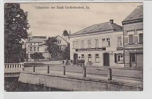 33864 Ak Großröhrsdorf Hotel zur goldenen Krone 1929