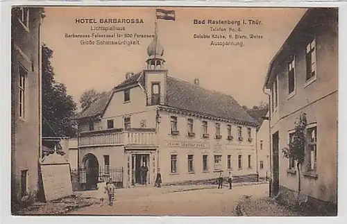 33856 Ak Bad Rastenberg Hotel Barbarossa vers 1910