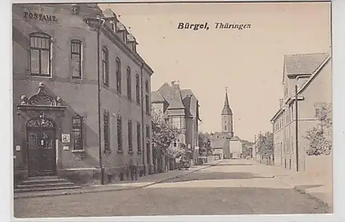 33850 Ak Bürgel in Thüringen Postamt um 1910