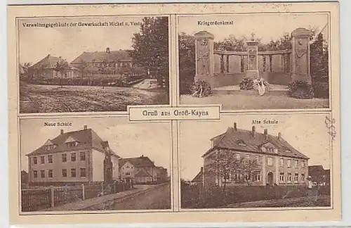 33842 Multi-image Ak Gruss de la grande Kayna vers 1925