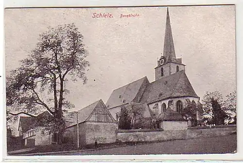 33778 Ak Schleiz Bergkirche um 1920