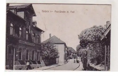 33760 Ak Nebra Poststraße mit Postamt 1925