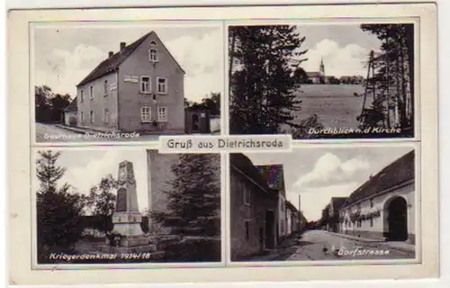 33747 Mehrbild Ak Gruss aus Dietrichsroda 1934