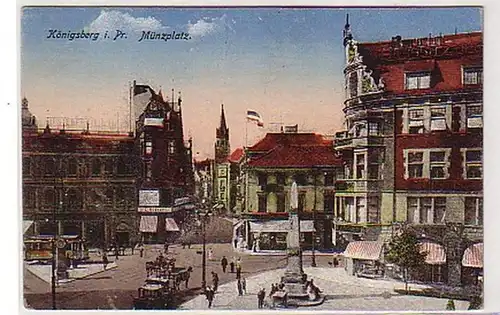 33734 Ak Königsberg Place de monnaie vers 1910