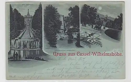 33711 Mehrbild Ak Gruss aus Cassel Wilhelmshöhe 1898