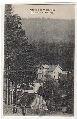 33693 Ak Gruß aus Waldstein Gasthof zum Hubertus 1910
