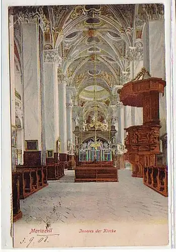 33684 Ak Mariazell Steiermark Interne de l'Eglise 1908