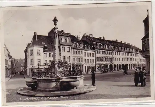 33677 Ak Saarbrücken St. Johannes Markt 1935
