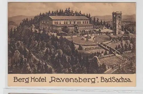 33669 Ak Bad Sachsa Berg Hotel "Ravensberg" um 1925