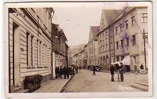 33642 Foto Ak Upice in Böhmen Straßenansicht 1932