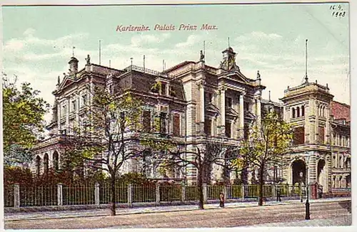 33633 Ak Karlsruhe Palais Prince Max 1908