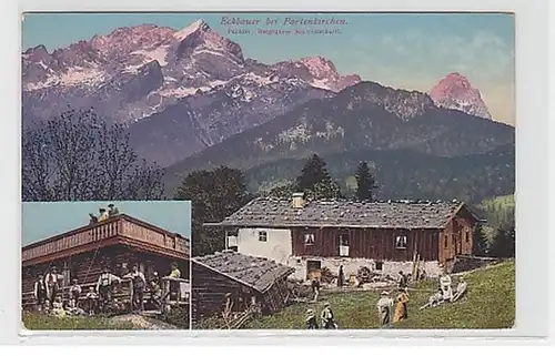 33598 Ak Eckbauer près de Partenkirchen vers 1910