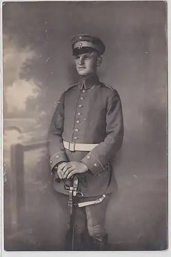 33561 Foto Ak Soldat Res. Proviant Kolonne Nr.11, 1918
