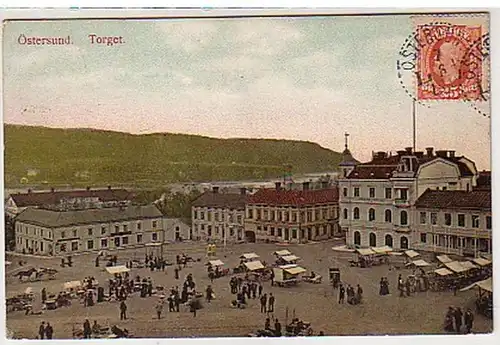 33519 Ak Östersund Torget Suède 1910