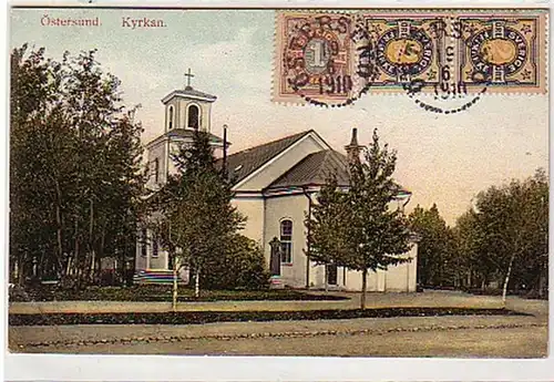 33518 Ak Östersund Kyrkan Schweden 1910