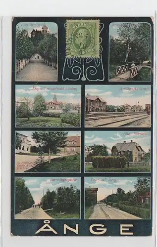 33496 Multi-image Ak Ange en Suède 1909