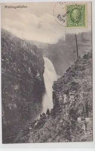 33493 Ak Hälingensafallt Suède cascade 1909