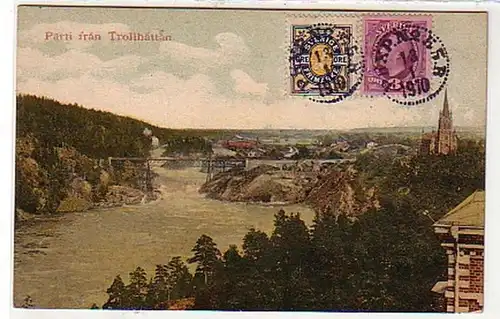 33489 Ak Parti fran Trollhättan Suède 1910