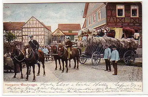 33470 Ak Hessicher Braun-wagen 1904