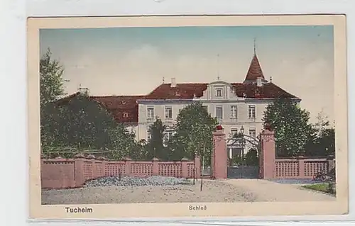33463 Feldpost Ak Tuchheim Château 1916