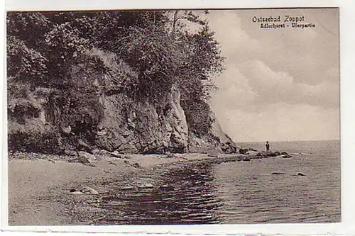 33457 Ak Ostseebad Zoppot Adlerhorst Uferpartie um 1910