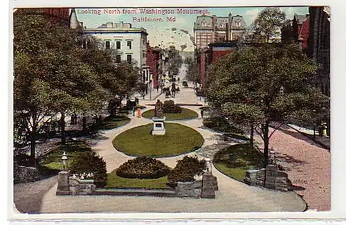 33434 Ak Baltimore USA Washington Monument 1909