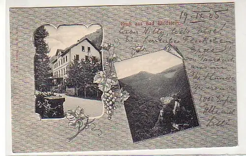 33430 Ak Salutation en Bad Wildstein 1905
