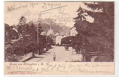 33425 Ak Salutation en pierre royale dans le Taunus 1900