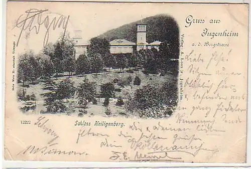 33409 Ak Gruss de Jugenheim sur la Bergstrasse 1903