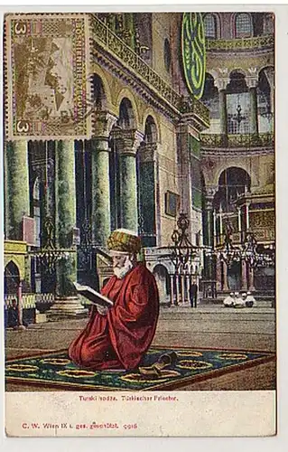 33381 Ak Türkischer Priester in einer Moschee um 1910