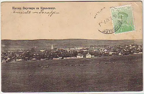 33379 Ak Zajecar Serbie Vue totale 1912