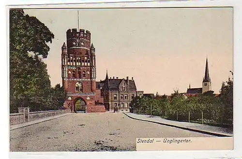 33357 Ak Stendal Ünglinger Tor um 1905