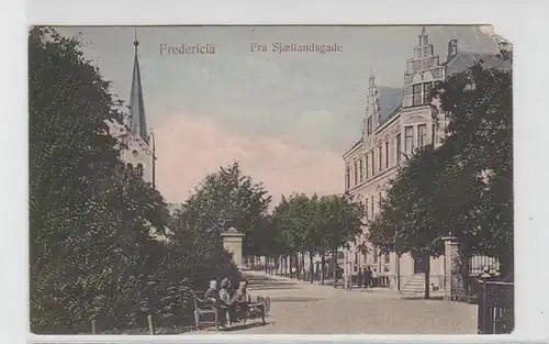 33335 Ak Fredericia fra Själlandsgade Dänemark 1908