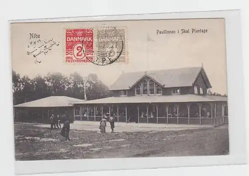 33327 Ak Nibe Pavillonen i Skal Plantage Dänemark 1909