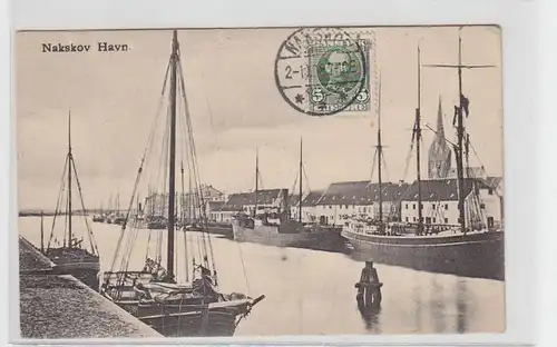 33321 Ak Nakskov Havn au Danemark 1908