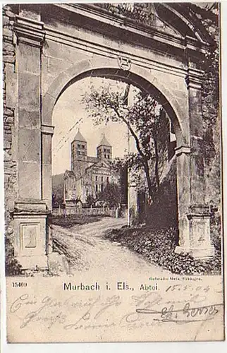 33309 Ak Murbach im Elsass Abtei 1904