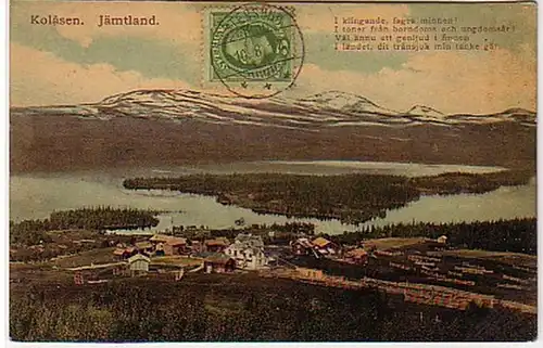 33233 Ak Jämtland Kolasen en Suède 1910