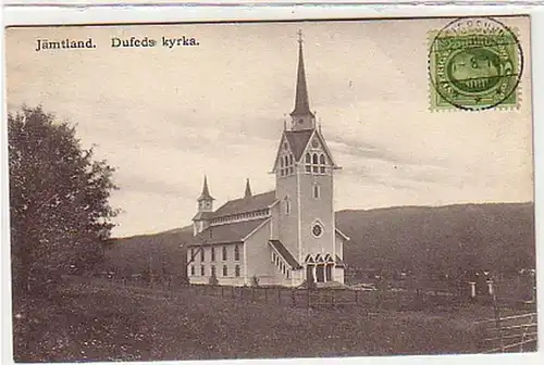 33232 Ak Jämtland en Suède Dufeds Kyrka 1910